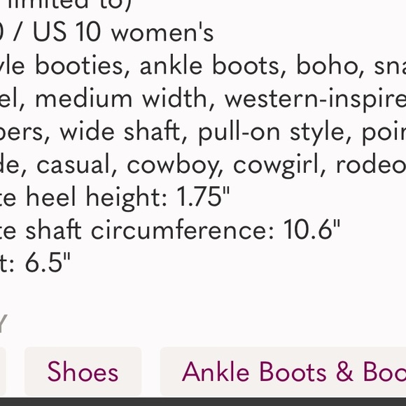 Free People New Frontier Snake Print Western Ankle Boots Size 41 - Picture 8 of 8